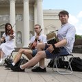 В Литве проходит День уличной музыки: музыканты жары не испугались