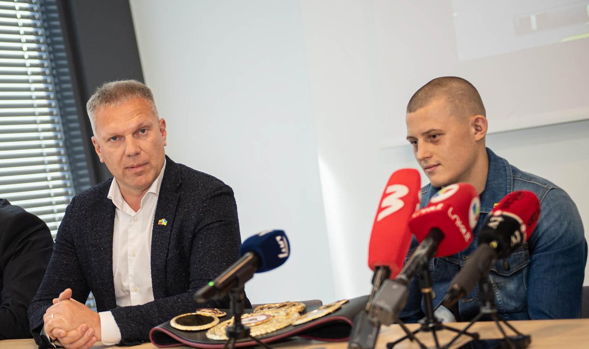 Darius Šaluga, Eimantas Stanionis / Foto: Lietuvos bokso federacija