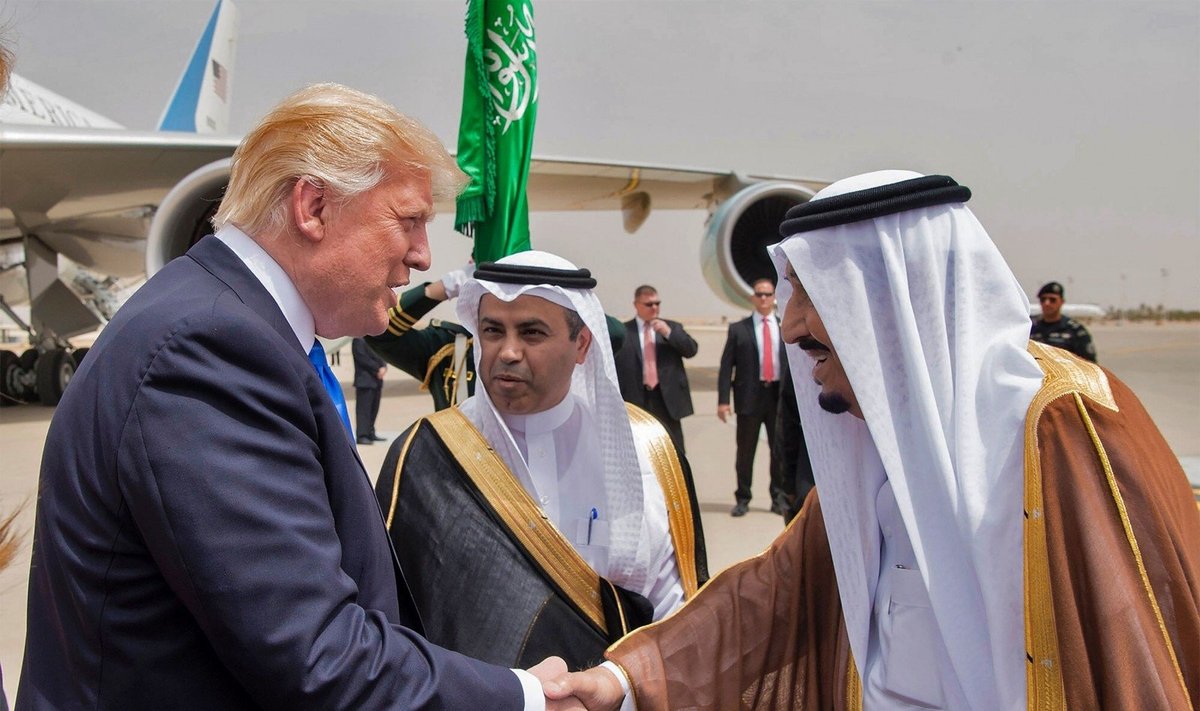 D. Trumpo vizistas Saudo Arabijoje
