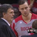 NBA: „Rockets“ treneris ignoravo D. Motiejūną ir vėl pralaimėjo
