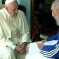 Kuboje popiežius susitiko su F. Castro