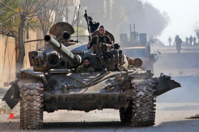 Susirėmimai Sirijos Idlibo provincijoje tarp Turkijos remiamų sukilėlių ir Rusijos remiamų Assado pajėgų