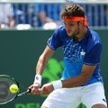 ATP serijos teniso turnyre Maroke užfiksuotos pirmos staigmenos