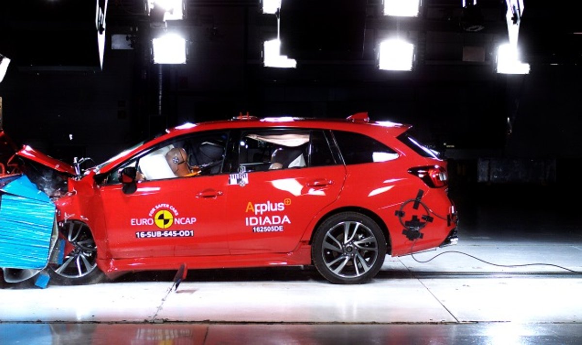 "Subaru Levorg" gavo maksimalų "Euro NCAP" įvertinimą