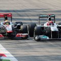 „Situaciją kontroliavęs“ L. Hamiltonas Vengrijoje pralenkė patį M. Schumacherį