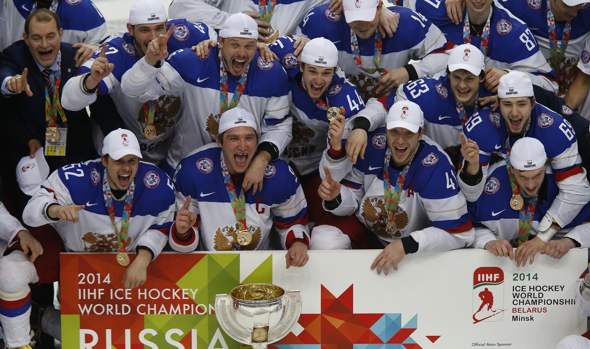 Pasaulio ledo ritulio čempionatą laimėjo Rusijos rinktinė