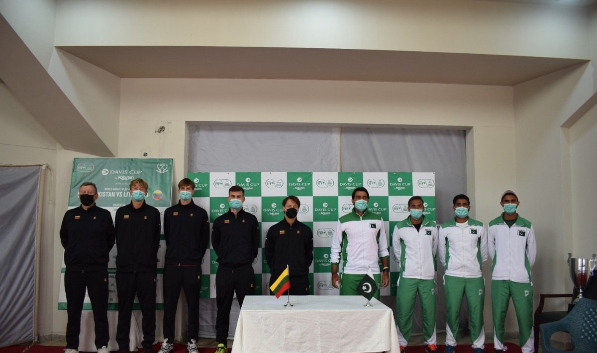 Daviso taurės mačas: Pakistanas - Lietuva