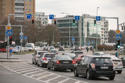 Vilniuje atnaujinta Rinktinės-Žalgirio-Tuskulėnų-Apkasų gatvių sankryža