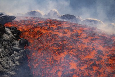 Etnos ugnikalnio išsiveržimas. ESA/Scanpix nuotr.