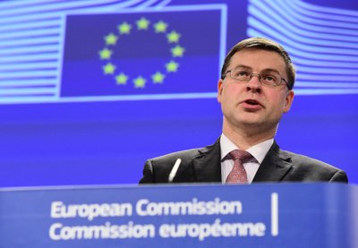 EK viceprezidentas Valdis Dombrovskis 