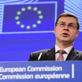 Dombrovskis: euro zonoje reikia didinti atsparumą galimiems šokams