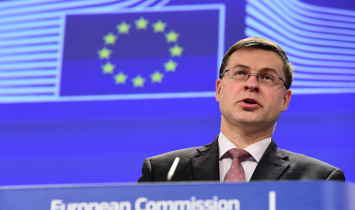 EK viceprezidentas Valdis Dombrovskis 