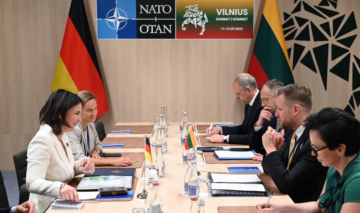 Gabrielius Landsbergis susitiko su Vokietijos federaline užsienio reikalų ministre Annalena Baerbock