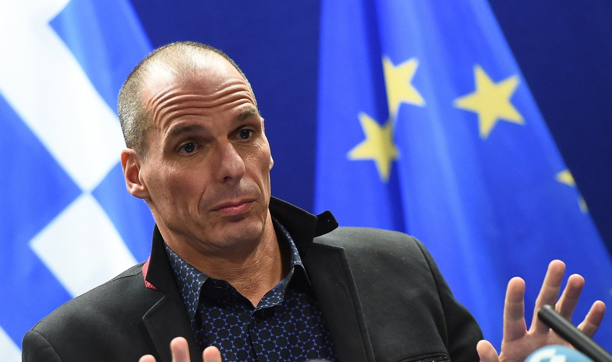 Graikijos finansų ministras Yanis Varoufakis