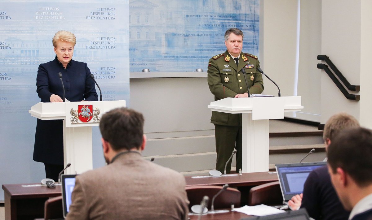 Dalia Grybauskaitė and Gen. Vytautas Jonas Žukas