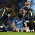 „Manchester City“ ilgam neteko svarbaus saugo – plyšo kryžminiai kelio raiščiai