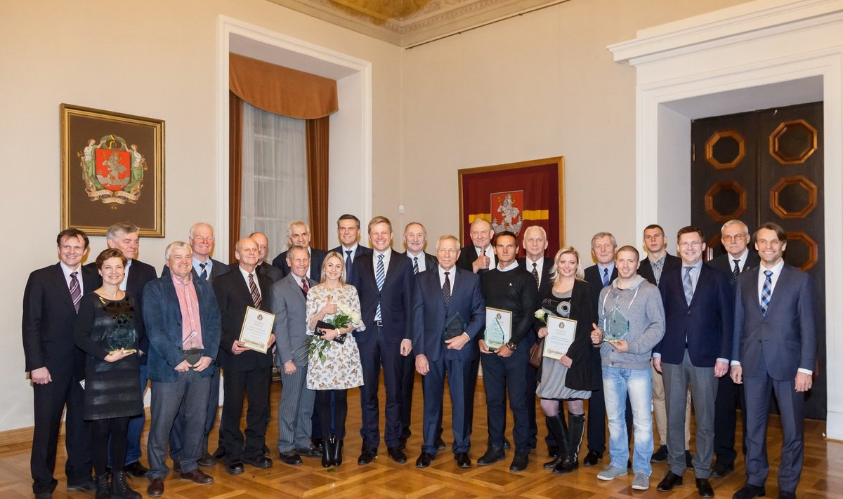 Apdovanoti geriausi 2015 metų Vilniaus sportininkai (S. Žiūros nuotr.)