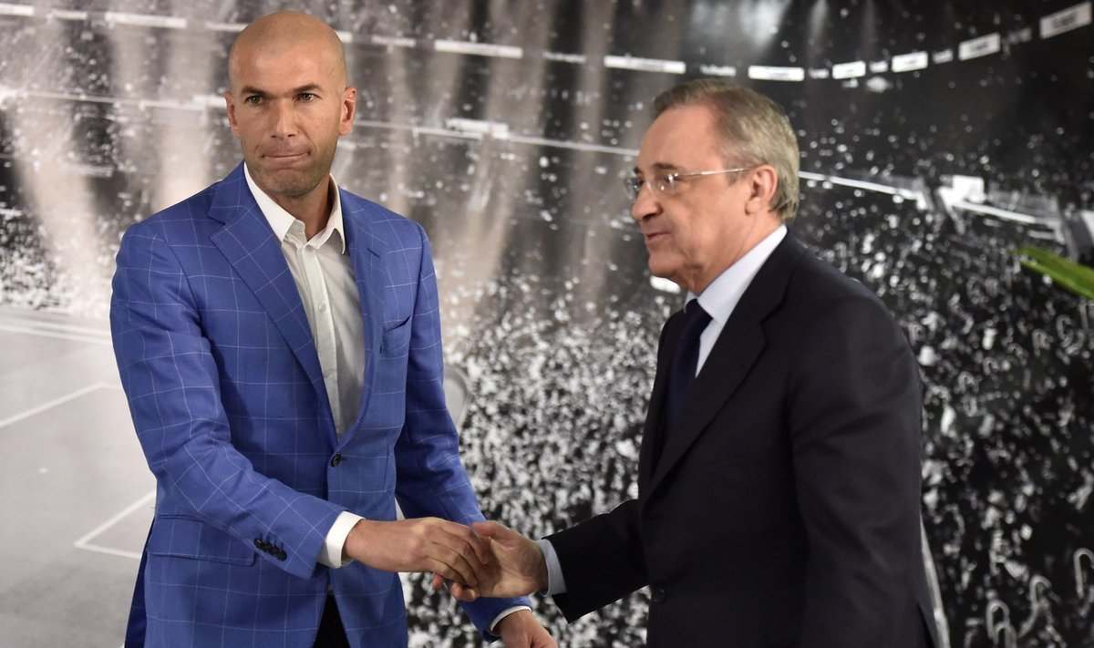 Zinedine'as Zidane'as ir Florentino Perezas