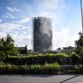 Italijoje sudegė 20 aukštų daugiabutis, pranešimų apie aukas nėra