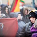 Prie Seimo po Sausio 13-osios minėjimo surengtas protestas: jame – apie 750 žmonių