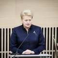 Europe must temporarily close borders to migrants, says Grybauskaitė