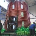 Naujoji Gedimino pilis pastatyta iš 10 tūkstančių balionų