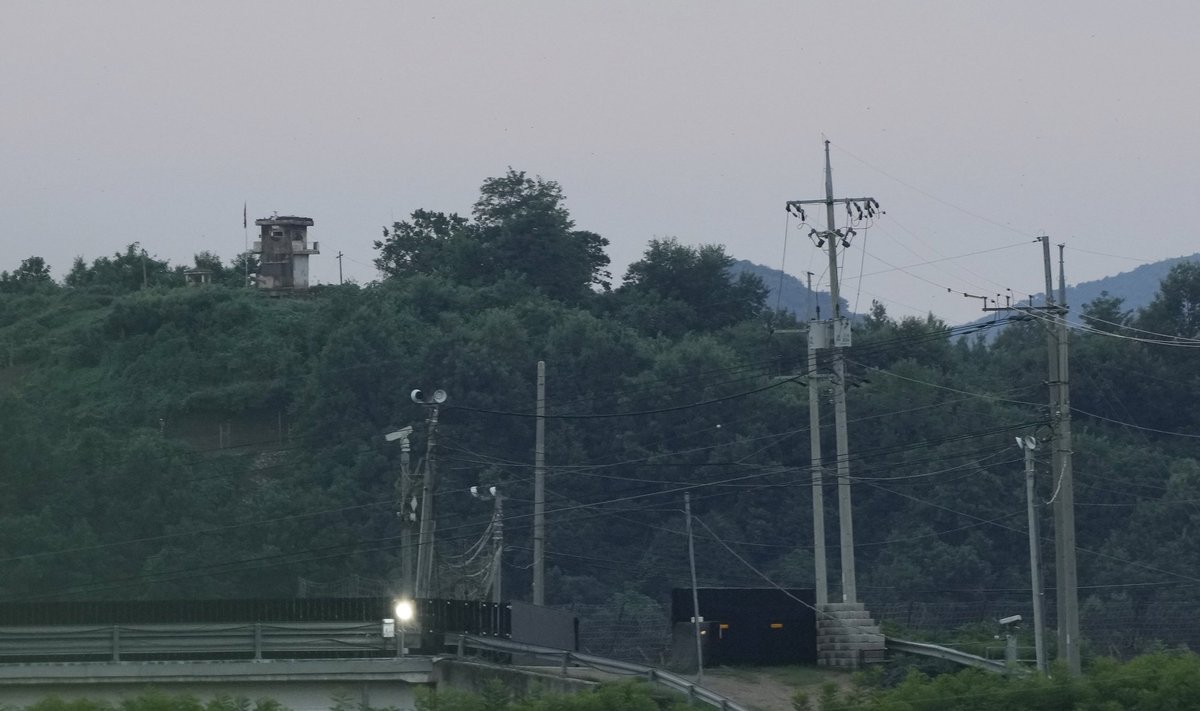 Šiaurės Korėjos siena, kurią kirto JAV pilietis
