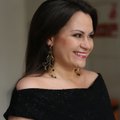 Evelina Sašenko: juoda suknelė jai tinka