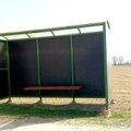 Bartkūniškyje įrengta šiuolaikiška autobusų stotelė