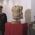 Per atostogas JAV Italijos policininkas atsitiktinai surado pavogtą antikinę skulptūrą