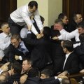 Ukrainos parlamente tarp peštynių išrinktas naujas pirmininkas