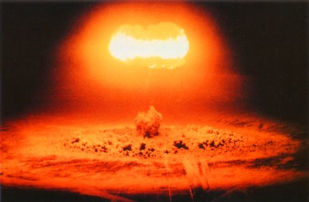 Atominės bombos sprogimas, bandymas 1957 metais