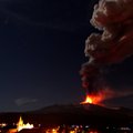 Vėl išsiveržė Etnos ugnikalnis