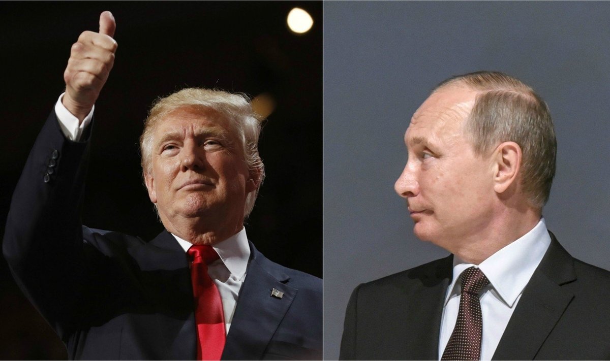 D. Trumpas ir V. Putinas