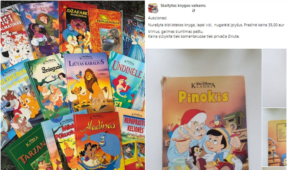 „Disney klasikos“ knygos