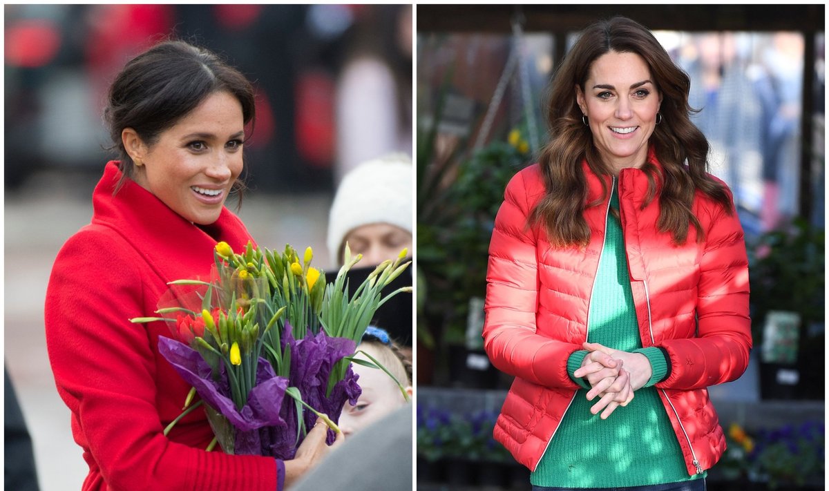  Meghan Markle ir Kate Middleton 