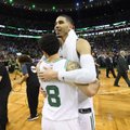Po ilgosios pertraukos prabudę „Celtics“ palaužė „Bucks“ ir žengė į konferencijos pusfinalį