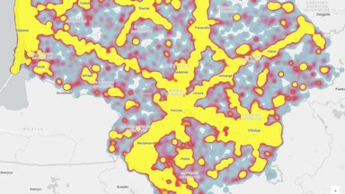 Interaktyviame žemėlapyje – Lietuvą lankančių užsieniečių maršrutai ir įpročiai 