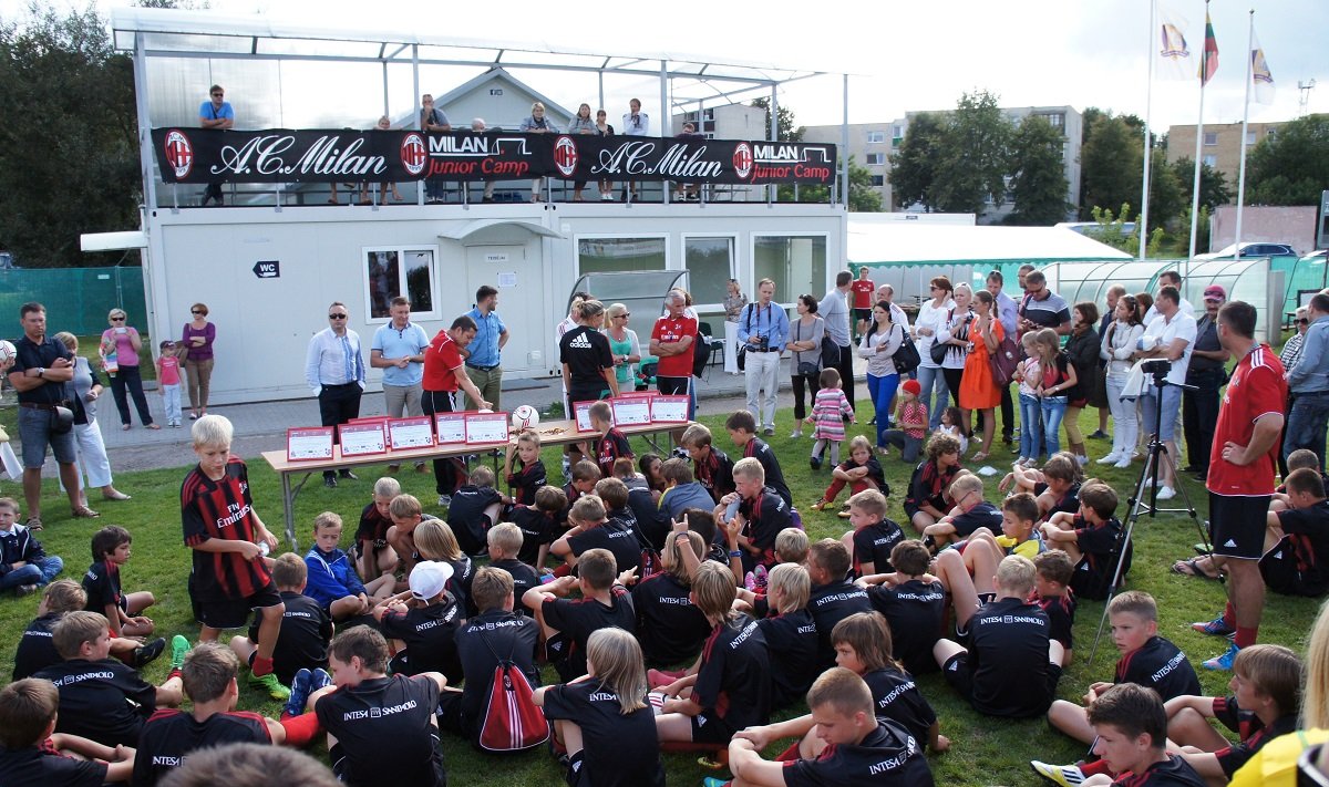 „Milan“ stovykloje Lietuvoje vėl bus ieškoma jaunųjų futbolo talentų