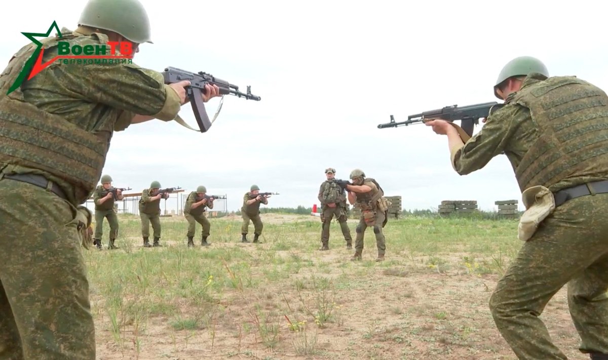„Wagner“ kovotojai Baltarusijoje moko teritorinės gynybos pajėgas