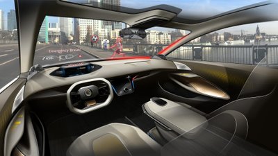 "Continental" interaktyvus automobilio salonas "Cockpit Vision 2025"