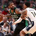 NBA naktis: vieno taško skirtumu pasibaigusi drama Denveryje ir be Kiddo sužydėję „Bucks“