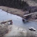 Rusijoje pavogtas 56 tonas sveriantis tiltas