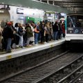 Paryžiuje dėl streiko nekursuoja kas antras metro traukinys