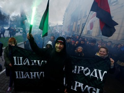 Baltarusijos opozicijos akcija Černobylio kelias