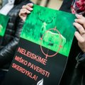 Prie Seimo – protestai: B. Bradausko pasiūlymas malamas į miltus