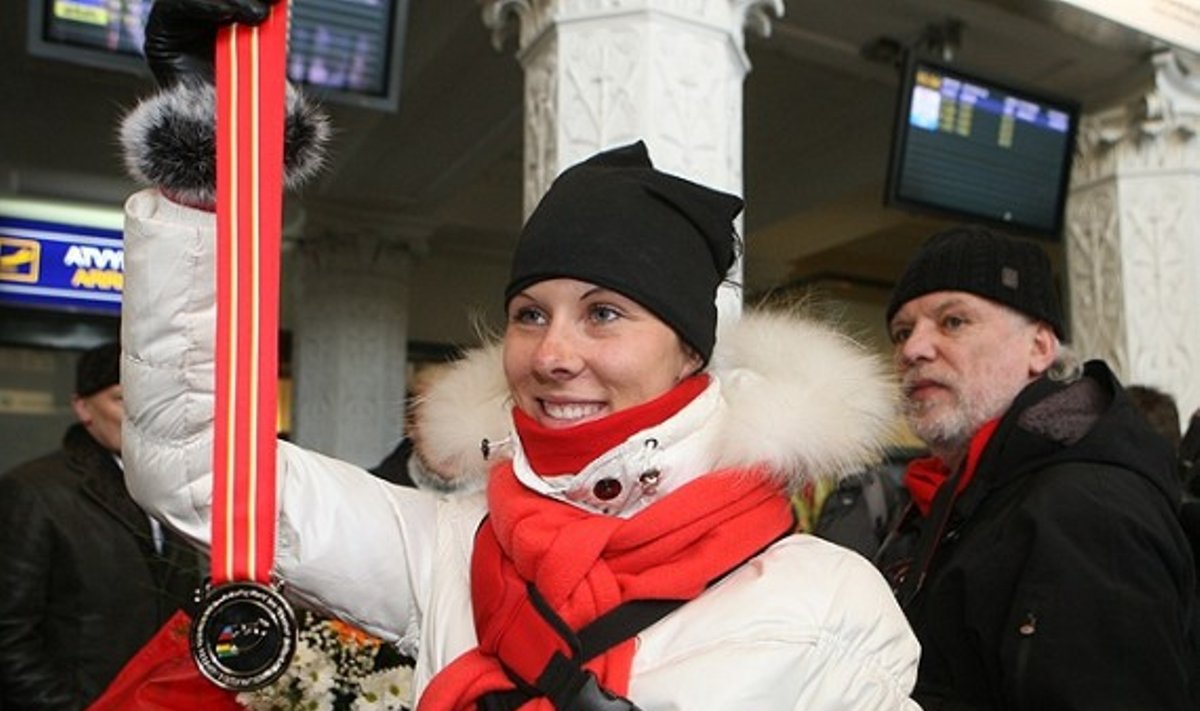 Vilija Sereikaitė su medaliu