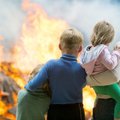 Gargžduose kilus gaisrui bute įkalinti du vaikai