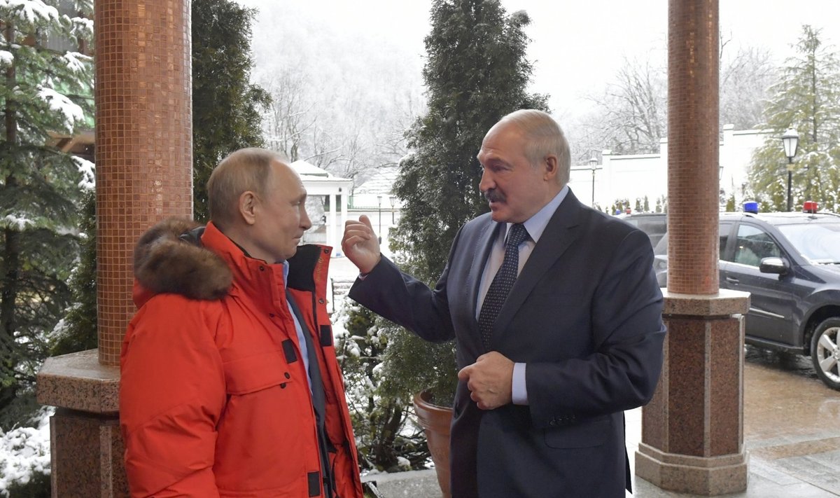 Putinas priėmė Lukašenką 