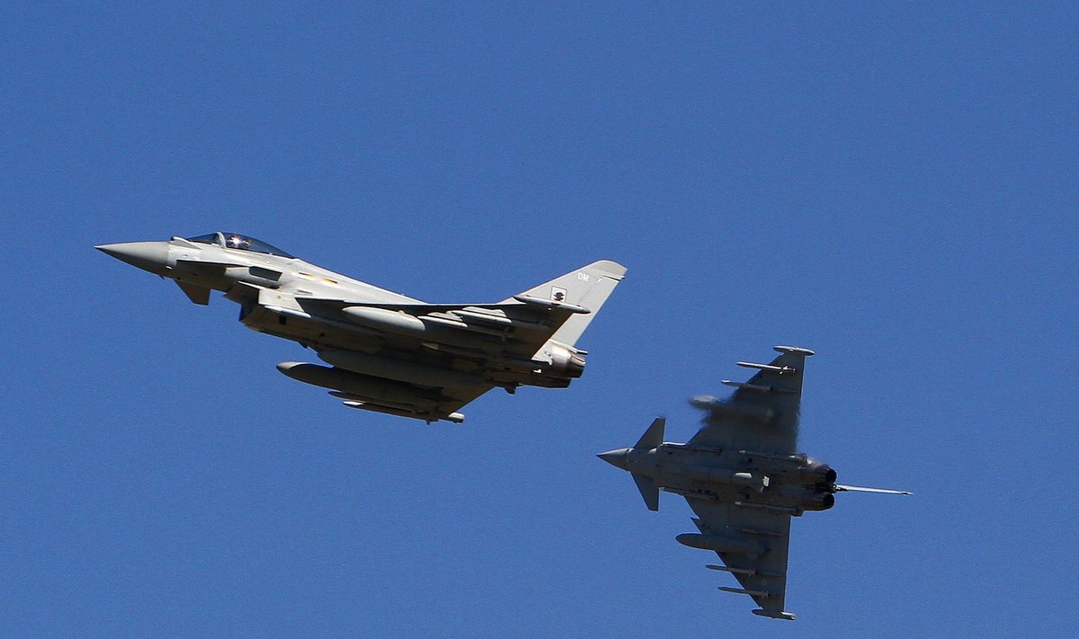 Eurofighter Typhoon fighter jets